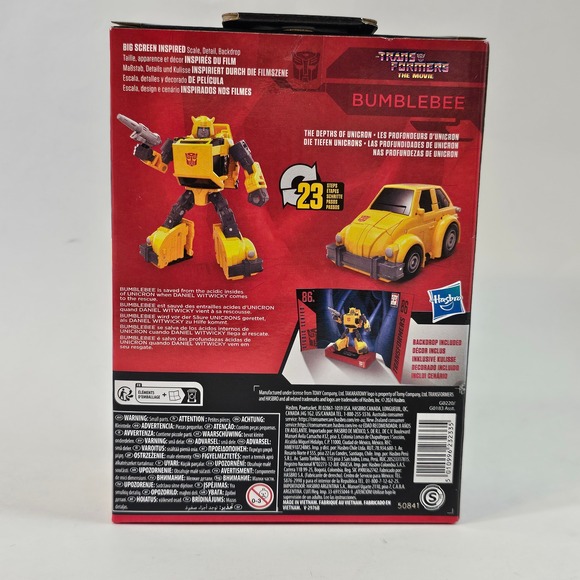 Transformers The Movie Bumblebee 86 29 Studio Series Deluxe Class Action Figure - Picture 4 of 6